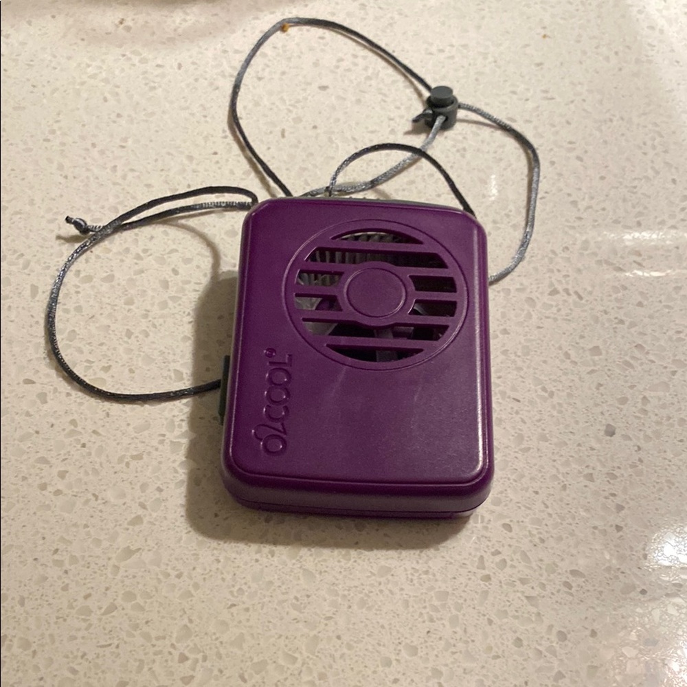 Purple Portable fan